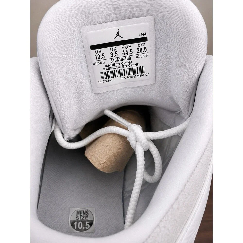 Jordan Air Jordan 13 Retro Low Pure Money 310810-100 White/Metallic Silver